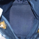 BALLY Shoulder Bag Canvas Leather 5Set Beige Brown Navy Auth bs24168-20