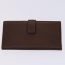 BALLY Shoulder Bag Canvas Leather 5 Set Beige Brown Navy Auth bs24168-27