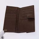 BALLY Shoulder Bag Canvas Leather 5Set Beige Brown Navy Auth bs24168-29