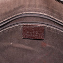 GUCCI GG Canvas Shoulder Bag Beige Silver 113013 Auth bs24169-19