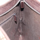 GUCCI GG Canvas Shoulder Bag Beige Silver 113013 Auth bs24169-20
