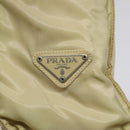 PRADA Tote Bag Nylon Beige Auth bs24173-17