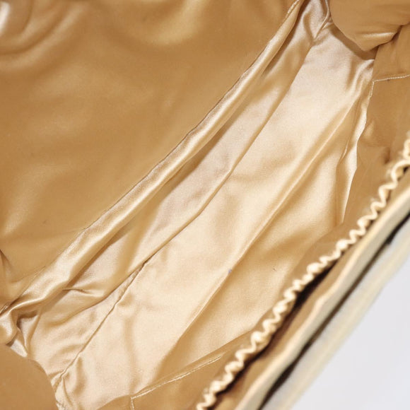 PRADA Tote Bag Nylon Beige Auth bs24173