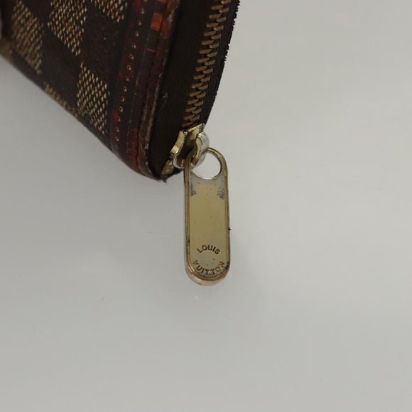 LOUIS VUITTON Damier Trunk Time Zippy Coin Purse Coin Purse M52745 Auth bs24186