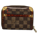 LOUIS VUITTON Damier Trunk Time Zippy Coin Purse Coin Purse M52745 Auth bs24186-2