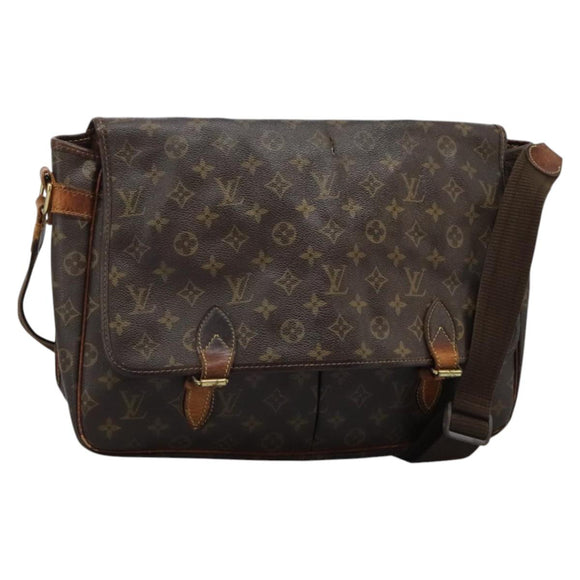 LOUIS VUITTON Monogram Gibeciere GM Shoulder Bag M42246 LV Auth bs24189