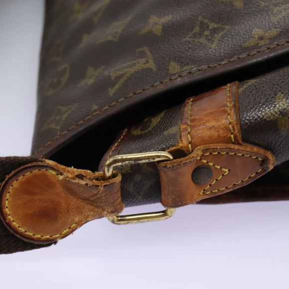 LOUIS VUITTON Monogram Gibeciere GM Shoulder Bag M42246 LV Auth bs24189