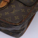 LOUIS VUITTON Monogram Gibeciere GM Shoulder Bag M42246 LV Auth bs24189-14