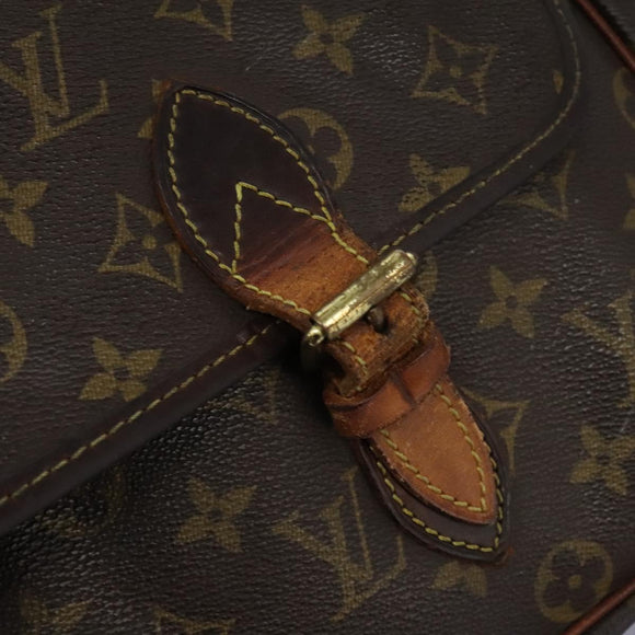 LOUIS VUITTON Monogram Gibeciere GM Shoulder Bag M42246 LV Auth bs24189