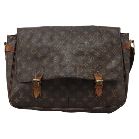 LOUIS VUITTON Monogram Gibeciere GM Shoulder Bag M42246 LV Auth bs24189