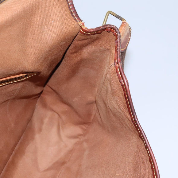 LOUIS VUITTON Monogram Gibeciere GM Shoulder Bag M42246 LV Auth bs24189