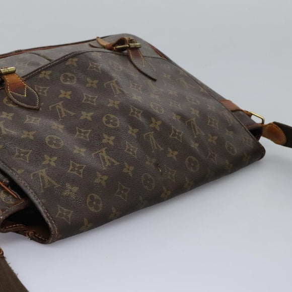 LOUIS VUITTON Monogram Gibeciere GM Shoulder Bag M42246 LV Auth bs24189