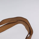 CELINE Macadam Canvas Tote Bag PVC Leather Brown Gold Auth bs24200-8