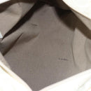 FENDI Hand Bag Nylon White Silver Auth bs24206-17