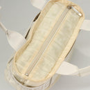 FENDI Hand Bag Nylon White Silver Auth bs24206-6