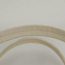 FENDI Hand Bag Nylon White Silver Auth bs24206-8