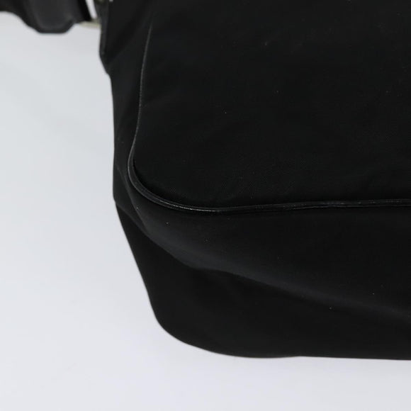 Christian Dior Shoulder Bag Nylon Black Auth bs24209