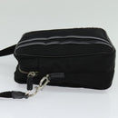 Christian Dior Shoulder Bag Nylon Black Auth bs24209-3
