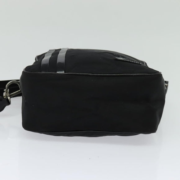 Christian Dior Shoulder Bag Nylon Black Auth bs24209