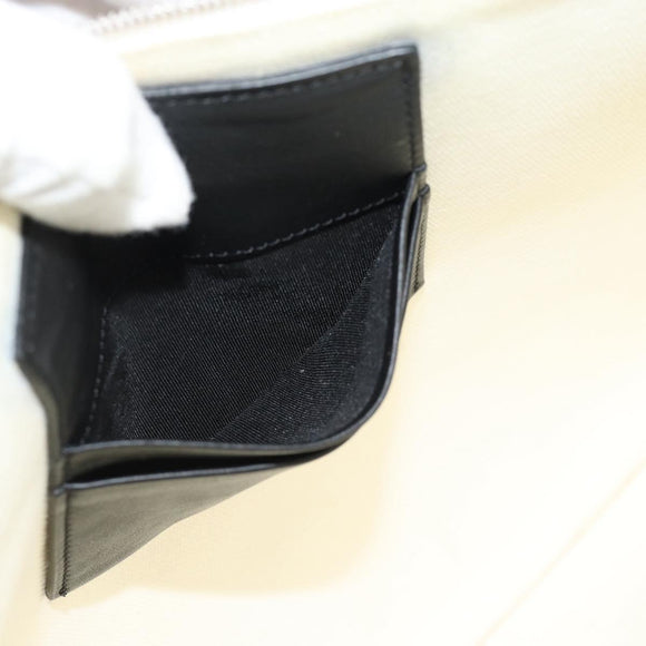 CELINE Clutchtas Canvas Wit Zwart Auth bs24215