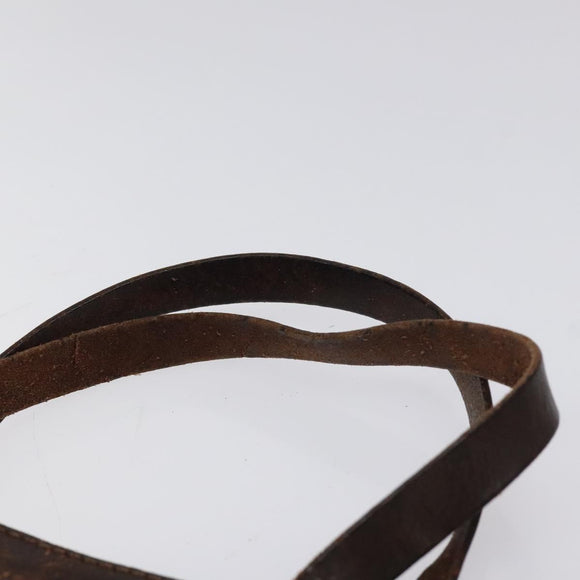 FENDI Zucca Canvas Hand Bag Black Brown Silver Auth bs24219