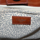 CARTIER Shoulder Bag Patent leather Brown Auth bs24220-12