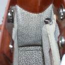 CARTIER Shoulder Bag Patent leather Brown Auth bs24220-18