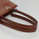 CARTIER Shoulder Bag Patent leather Brown Auth bs24220-7