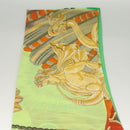 HERMES Large Format Scarf Silk Green Auth bs24222-4