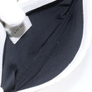 Christian Dior Trotter Canvas Saddle Clutch Bag White Silver Auth bs24225-11