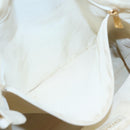 CHANEL COCO Mark Tote Bag Leather White CC Auth bs24229-21