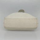 CHANEL COCO Mark Tote Bag Leather White CC Auth bs24229-5