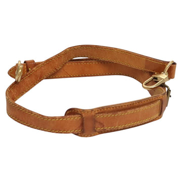LOUIS VUITTON Adjustable Shoulder Strap Leather 33.9""-41.3"" Beige Auth bs24231