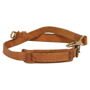 LOUIS VUITTON Adjustable Shoulder Strap Leather 33.9""-41.3"" Beige Auth bs24231 - 0