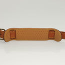 LOUIS VUITTON Adjustable Shoulder Strap Leather 33.9""-41.3"" Beige Auth bs24231-7