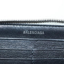 BALENCIAGA Wallet Leather Silver 551935 Auth bs24240-13