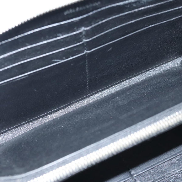 BALENCIAGA Wallet Leather Silver 551935 Auth bs24240