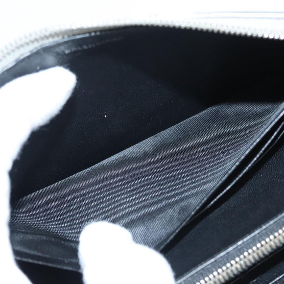 BALENCIAGA Wallet Leather Silver 551935 Auth bs24240