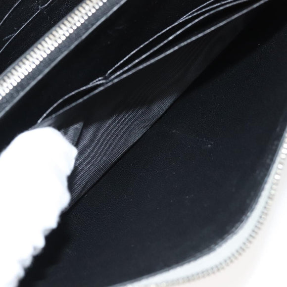 BALENCIAGA Wallet Leather Silver 551935 Auth bs24240