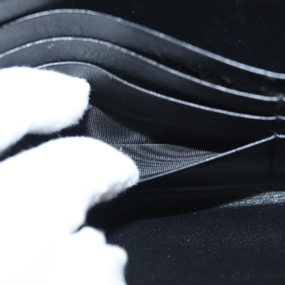 BALENCIAGA Wallet Leather Silver 551935 Auth bs24240