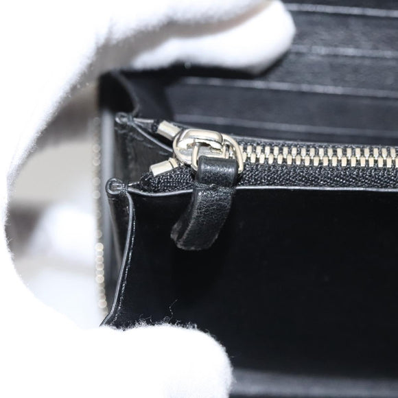 BALENCIAGA Wallet Leather Silver 551935 Auth bs24240