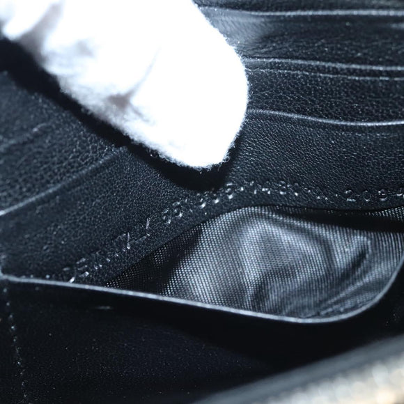 BALENCIAGA Wallet Leather Silver 551935 Auth bs24240