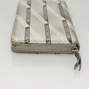 BALENCIAGA Wallet Leather Silver 551935 Auth bs24240-4