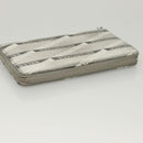 BALENCIAGA Wallet Leather Silver 551935 Auth bs24240-6