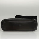 Salvatore Ferragamo Shoulder Bag Suede Black Silver Auth bs24241-5