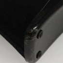 Salvatore Ferragamo Shoulder Bag Suede Black Silver Auth bs24241-9