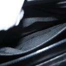 Salvatore Ferragamo Shoulder Bag Suede Black Silver Auth bs24241-22