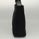 Salvatore Ferragamo Shoulder Bag Suede Black Silver Auth bs24241-4