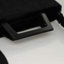 Salvatore Ferragamo Shoulder Bag Suede Black Silver Auth bs24241-7