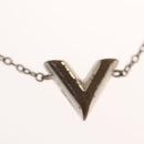 LOUIS VUITTON Essential V Bracelet metal Silver M63198 LV Auth bs24242-2